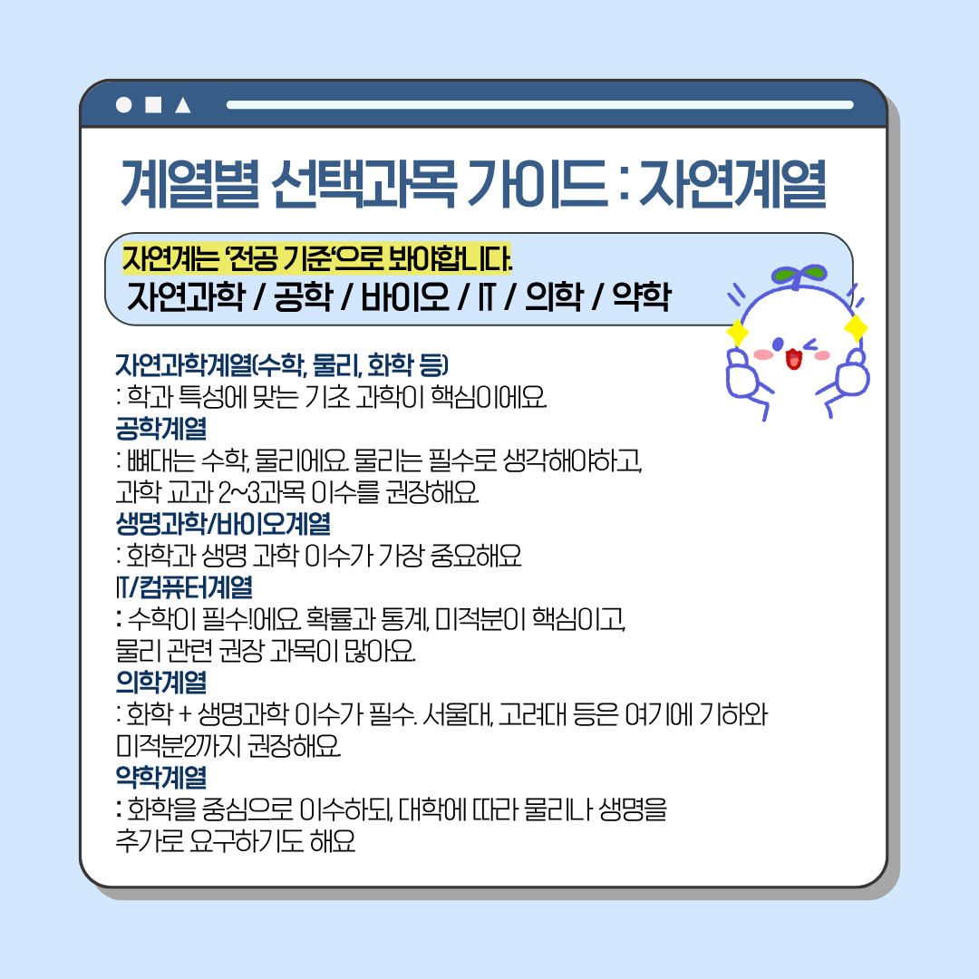 2022 개정 교육과정, 계열별 선택과목은 어떻게 고르나 관련 자료 4