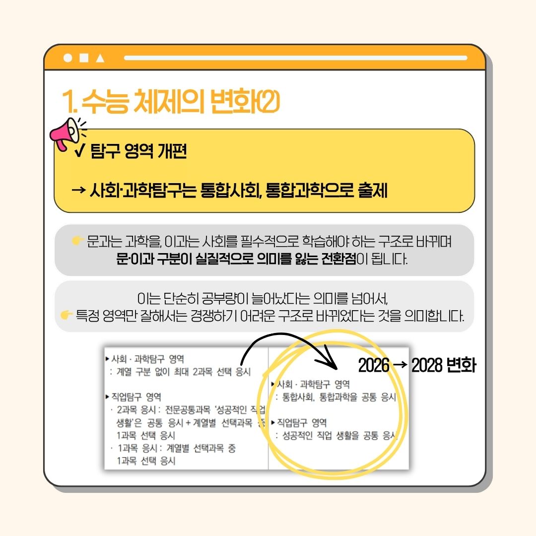 2028 수능, 문·이과 구분은 어떻게 사라지는가 관련 자료 3